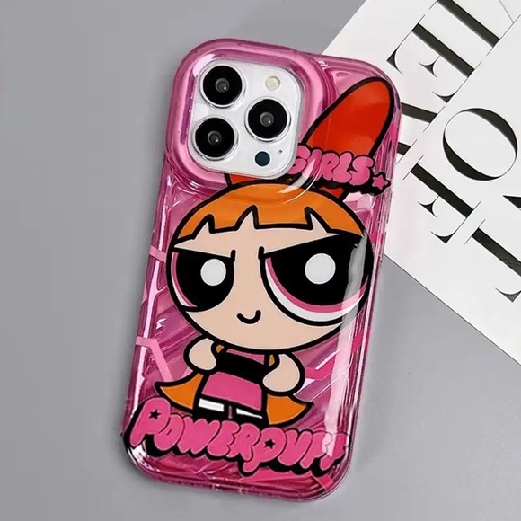 Powerpuff girl Blossom Holder case for iPhone 14 Pro Max and 13 Pro Max - Picture 2 of 2